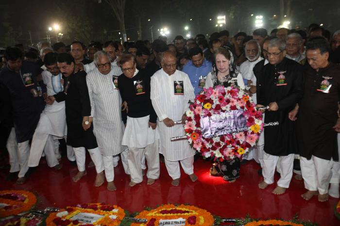 শহীদ মিনারের ব্যবস্থাপনায় সন্তুষ্ট মির্জা ফখরুল